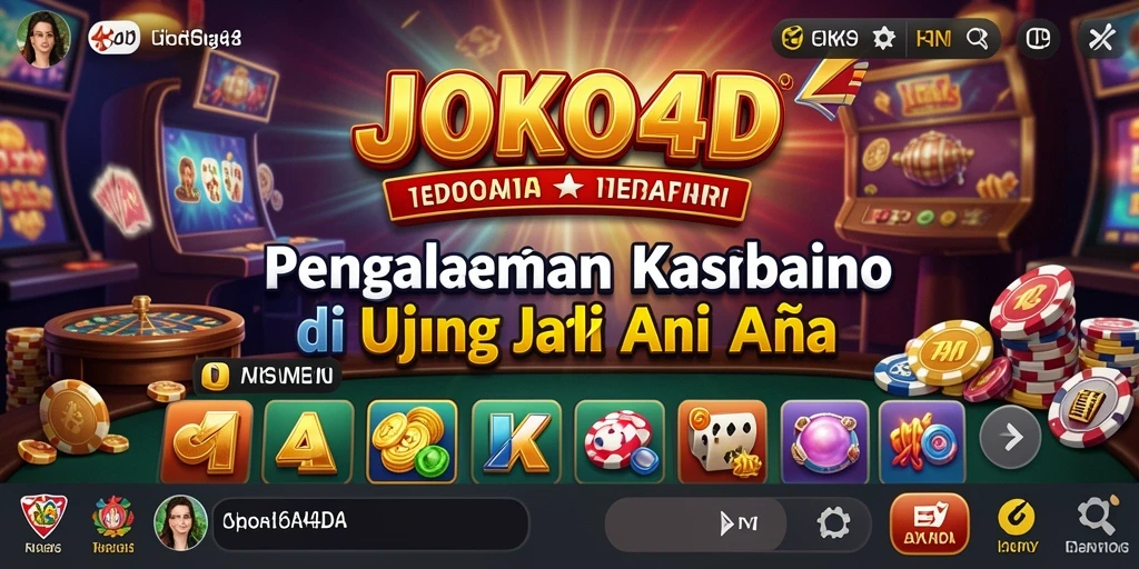 Screenshot gameplay JOKO4D menunjukkan aksi seru dalam permainan Kasino.
