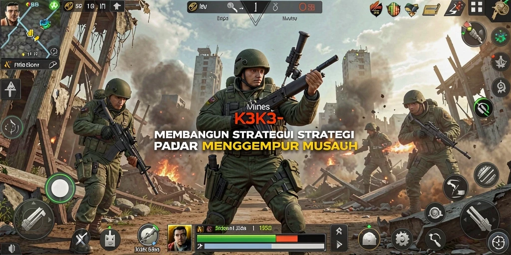 Gameplay intens K3K3 yang menuntut strategi pintar.