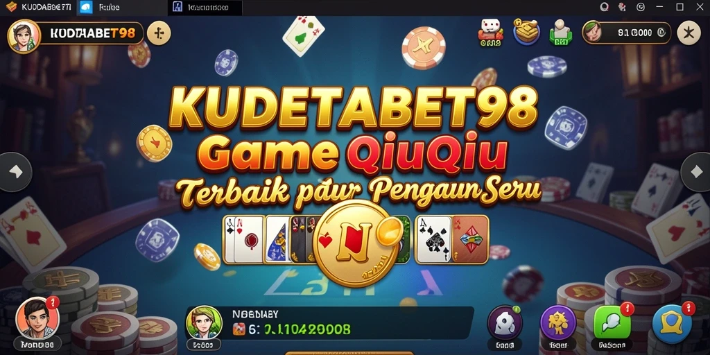 Tampilan gameplay menarik dari KUDETABET98 saat berkompetisi di QiuQiu.