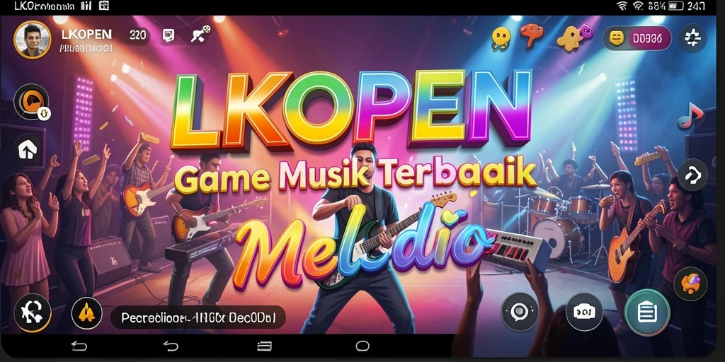Gameplay LKOPEN menampilkan pengalaman bernyanyi yang interaktif dan menyenangkan.