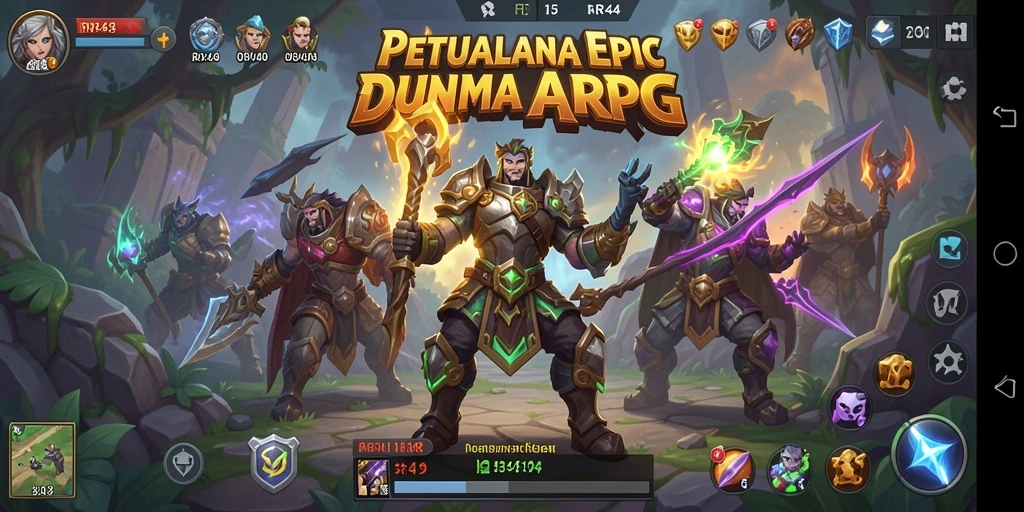 Screenshot gameplay dari RR44 yang menunjukkan aksi pertempuran mendebarkan.